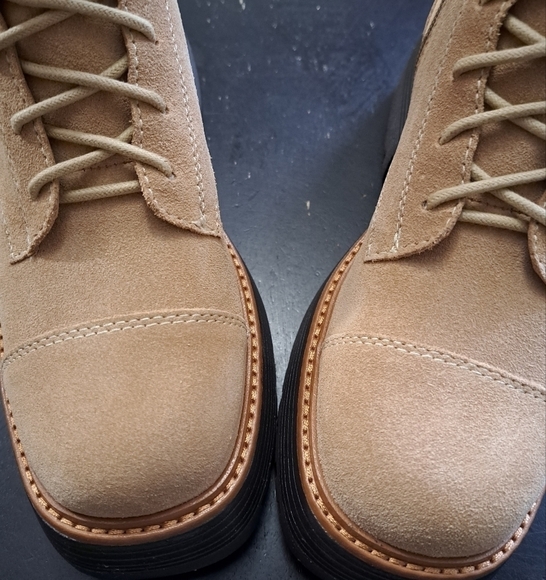 NIB Vince Camuto Monchia Platform Moto Boots Size 8.5 - Picture 5 of 12